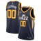 Utah Jazz Nike Swingman Custom Jersey Navy - Icon Edition