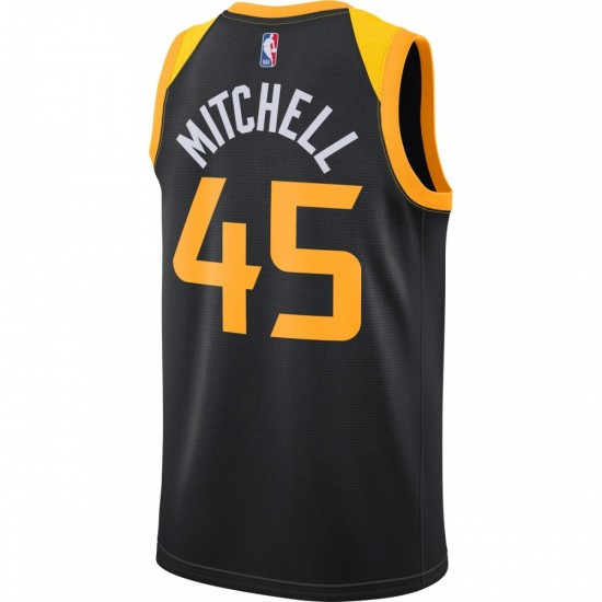 Donovan Mitchell Utah Jazz Nike 2021/22 Swingman Player Jersey Black - City Edition