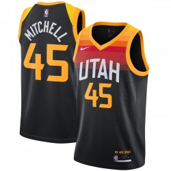 Donovan Mitchell Utah Jazz Nike 2021/22 Swingman Player Jersey Black - City Edition