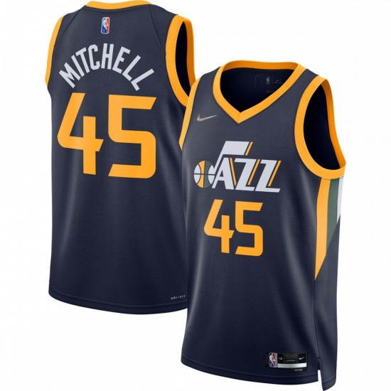 Donovan Mitchell Utah Jazz Nike 2021/22 Diamond Swingman Jersey - Icon Edition - Navy