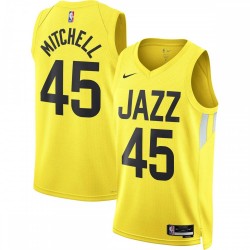 Donovan Mitchell Utah Jazz Nike Unisex 2022/23 Swingman Jersey - Icon Edition - Gold