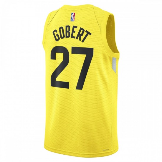 Rudy Gobert Utah Jazz Nike Unisex 2022/23 Swingman Jersey - Icon Edition - Gold