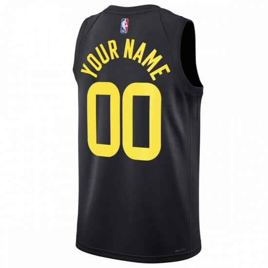 Utah Jazz Jordan Brand Unisex 2022/23 Swingman Custom Jersey - Statement Edition - Black