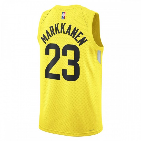 Lauri Markkanen Utah Jazz Nike Unisex Swingman Jersey - Icon Edition - Gold