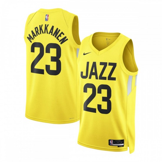 Lauri Markkanen Utah Jazz Nike Unisex Swingman Jersey - Icon Edition - Gold