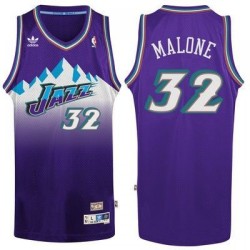 Utah Jazz Karl Malone #32 Adidas Purple 1996/97 Swingman NBA Jersey