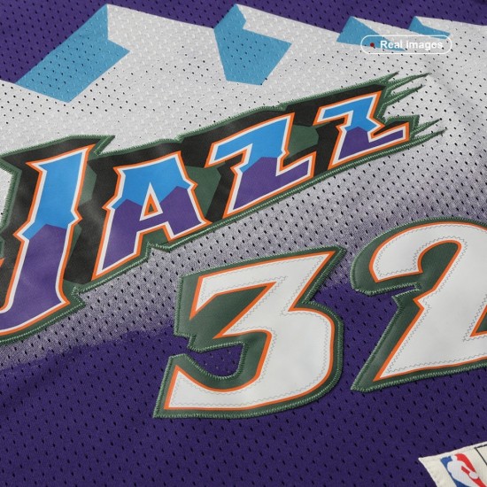 Utah Jazz Karl Malone #32 Adidas Purple 1996/97 Swingman NBA Jersey