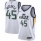 Men's Utah Jazz Donovan Mitchell #45 Nike White Swingman Jersey - Association Edition