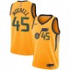 Men's Utah Jazz Donovan Mitchell #45 Nike Gold Swingman Jersey - Statement Edition