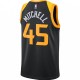 Men's Utah Jazz Donovan Mitchell #45 Nike Black Replica Swingman Jersey - City Edition