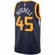 Men's Utah Jazz Donovan Mitchell #45 Nike Navy Replica Swingman Jersey - Icon Edition