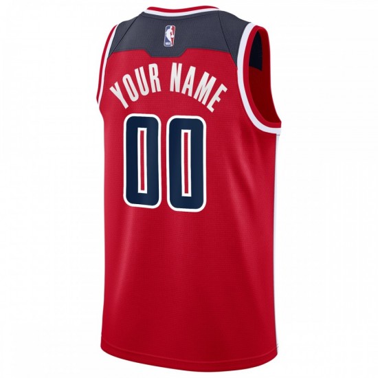 Washington Wizards Nike Swingman Custom Jersey Red - Icon Edition