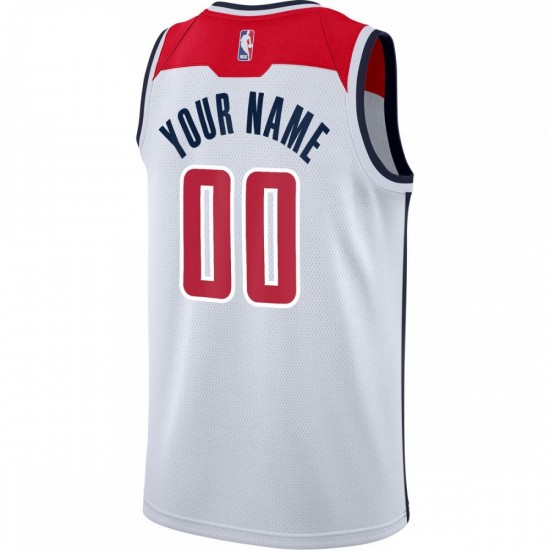 Washington Wizards Nike Custom Swingman Jersey White - Association Edition