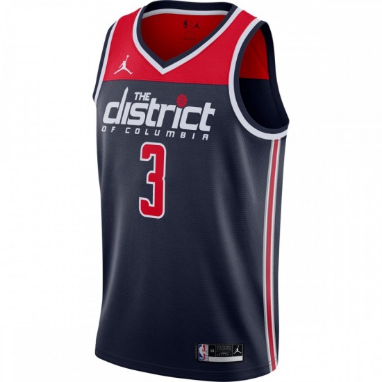 Bradley Beal Washington Wizards Jordan Brand 2020/21 Swingman Jersey - Statement Edition - Navy