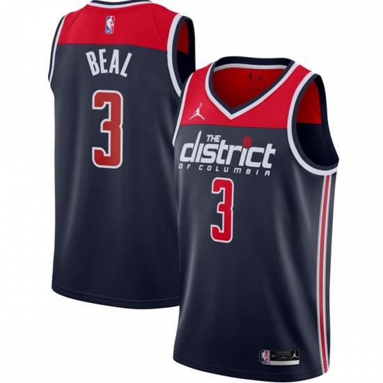 Bradley Beal Washington Wizards Jordan Brand 2020/21 Swingman Jersey - Statement Edition - Navy