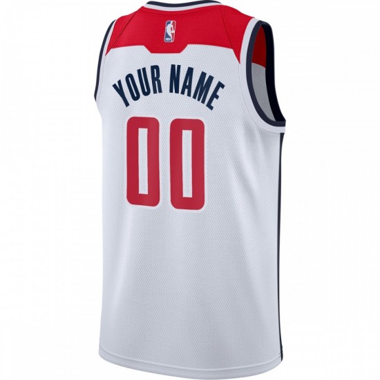 Washington Wizards Nike 2020/21 Swingman Custom Jersey - Association Edition - White