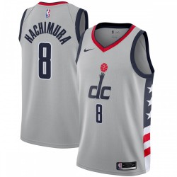 Rui Hachimura Washington Wizards Nike 2020/21 Swingman Player Jersey Gray - City Edition