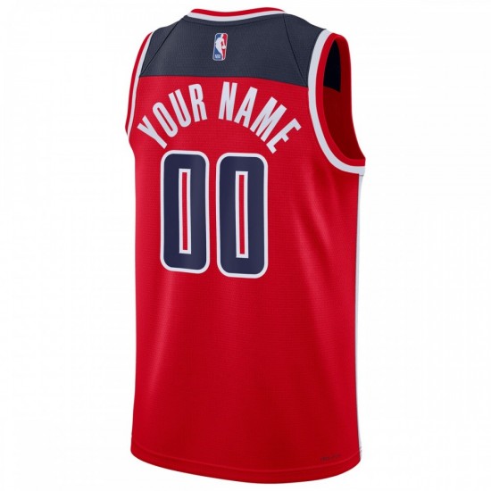 Washington Wizards Nike Unisex 2022/23 Swingman Custom Jersey Red - Icon Edition