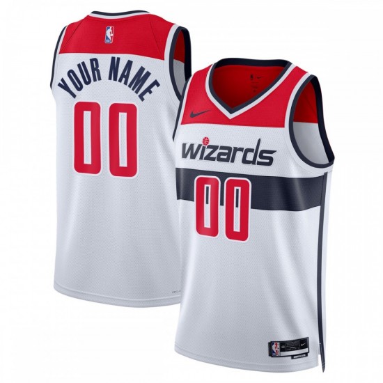 Washington Wizards Nike Unisex 2022/23 Swingman Custom Jersey White - Association Edition