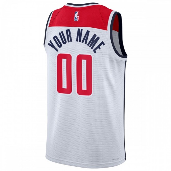 Washington Wizards Nike Unisex 2022/23 Swingman Custom Jersey White - Association Edition