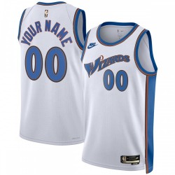 Washington Wizards Nike Unisex 2022/23 Custom Swingman Jersey - Classic Edition - White