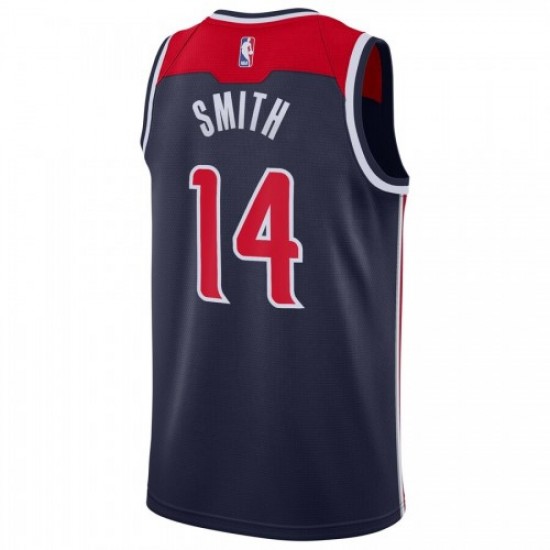 Men's Washington Wizards Ish Smith #14 Nike Navy Swingman Jersey - Statement Edition