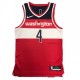 Men's Washington Wizards Russell Westbrook #4 Nike Red 2021/22 Swingman NBA Jersey - Icon Edition