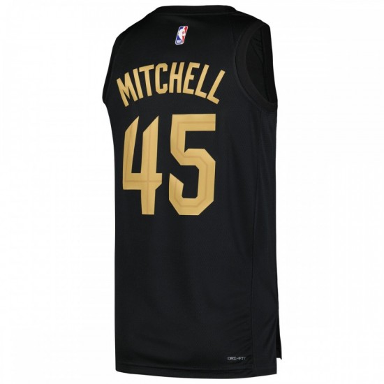 Donovan Mitchell Cleveland Cavaliers Jordan Brand Swingman Player Jersey - Statement Edition - Black