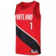 Anfernee Simons Portland Trail Blazers Jordan Brand Swingman Player Jersey - Statement Edition - Red