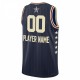 Jordan Brand Unisex 2024 NBA All-Star Game Swingman Custom Jersey - Navy