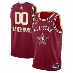 Jordan Brand Unisex 2024 NBA All-Star Game Swingman Custom Jersey - Crimson