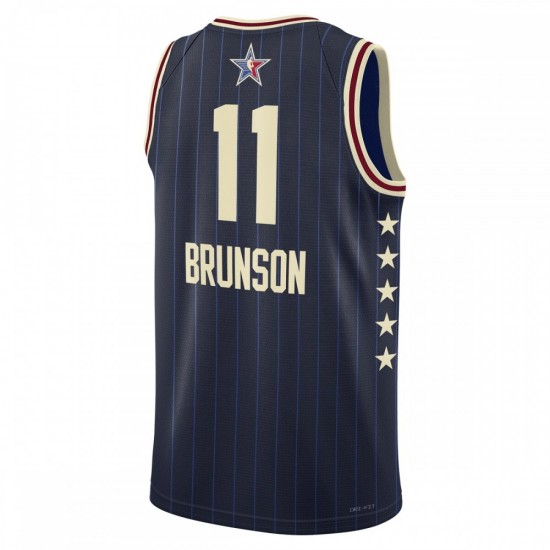 Jalen Brunson Jordan Brand Unisex 2024 NBA All-Star Game Swingman Jersey - Navy