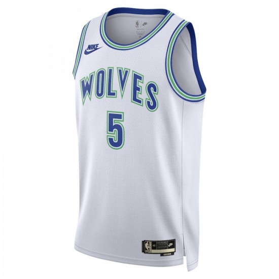 Unisex Nike Anthony Edwards White Minnesota Timberwolves 2023/24 Swingman Jersey - Classic Edition