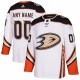 Anaheim Ducks adidas 2020/21 Away Authentic Custom Jersey - White