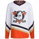 Anaheim Ducks adidas Reverse Retro 2.0 Authentic Blank Jersey - White