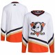 Anaheim Ducks adidas Reverse Retro 2.0 Authentic Blank Jersey - White