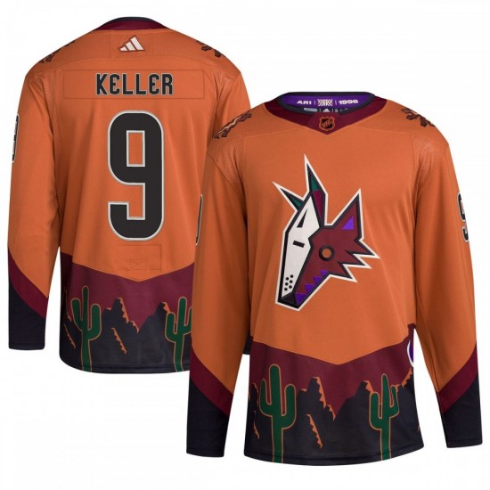 Clayton Keller Arizona Coyotes adidas Reverse Retro 2.0 Authentic Player Jersey - Burnt Orange