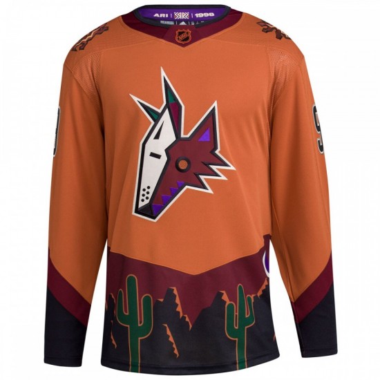 Clayton Keller Arizona Coyotes adidas Reverse Retro 2.0 Authentic Player Jersey - Burnt Orange