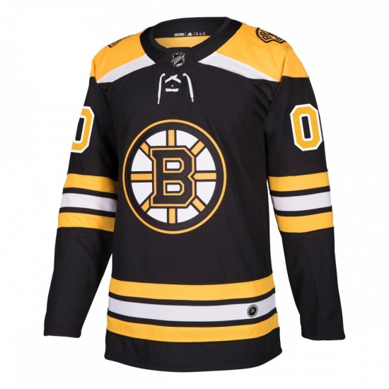 Boston Bruins adidas Authentic Custom Jersey - Black