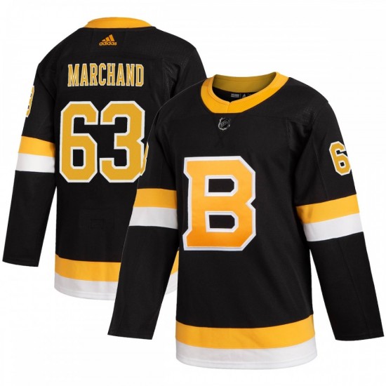 Brad Marchand Boston Bruins adidas 2019/20 Alternate Authentic Player Jersey - Black