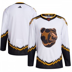 Boston Bruins adidas Reverse Retro 2.0 Authentic Blank Jersey - White