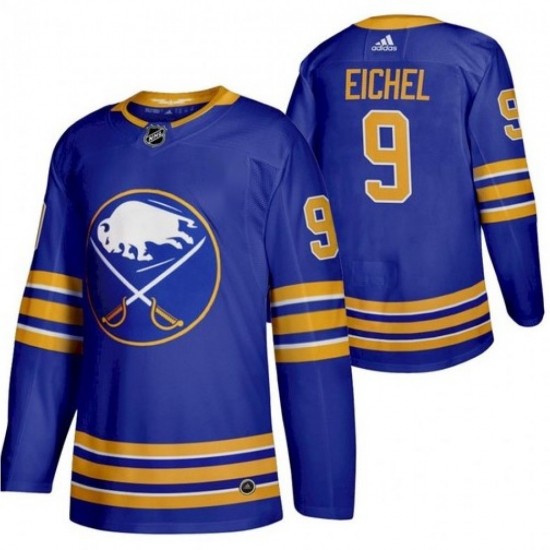 Men's Buffalo Sabres Jack Eichel #9 adidas Royal 2020/21 Home Authentic Jersey