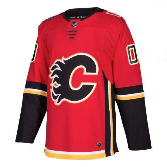 Calgary Flames adidas Authentic Custom Jersey - Red