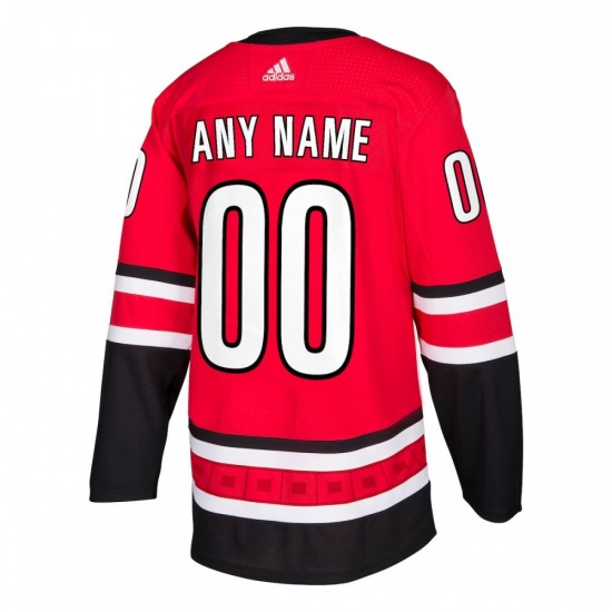 Carolina Hurricanes adidas Authentic Custom Jersey - Red