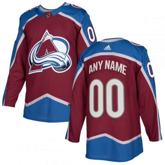 Colorado Avalanche adidas Authentic Custom Jersey - Burgundy