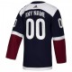 Men's Colorado Avalanche adidas Navy Alternate Authentic Custom Jersey