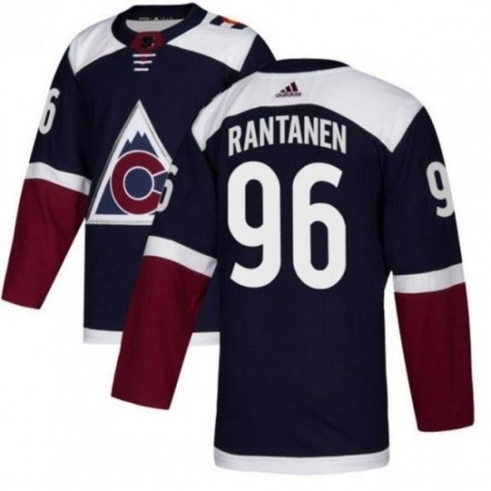 Men's Colorado Avalanche Mikko Rantanen #96 adidas Navy Alternate Authentic Jersey