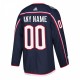 Columbus Blue Jackets adidas Authentic Custom Jersey - Navy