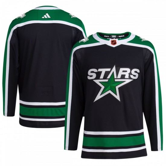 Dallas Stars adidas Reverse Retro 2.0 Authentic Blank Jersey - Black