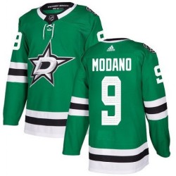 Men's Dallas Stars Mike Modano #9 adidas Kelly Green Authentic Player Jersey